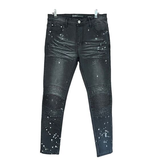 Switch Remarkable Black Jeans -nSlim Tapered Fit - Sz 32x30 -Excellent Condition - Picture 1 of 9